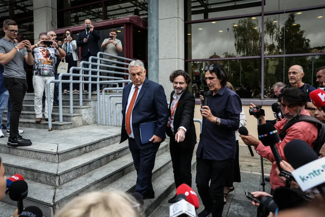 Orbán Viktor szerint az ország a Varga Judit, Hidvéghi Balázs zagyva kampányról beszélt