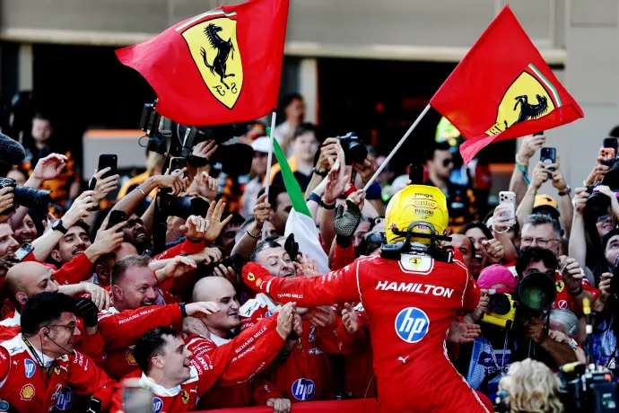 Hamilton közel két év után nyert újra az F1-ben, Antonelli és Leclerc az utolsó körökben estek ki