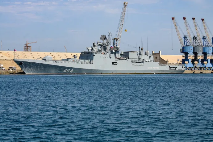 Figyelmeztető lövést adott le egy brit jachtra egy orosz hadihajó a La Manche csatornán