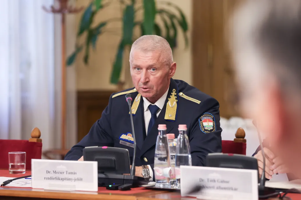 Vidékiként látja, több rendőrt akarnak az utcára az emberek – mondta az országos rendőrfőkapitány-jelölt a meghallgatásán