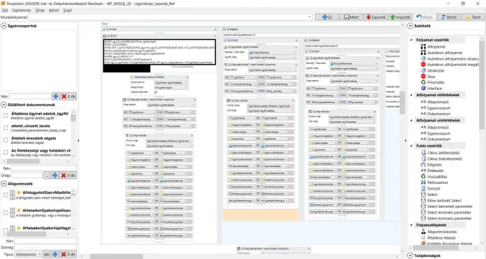 A program különböző felületei – Forrás: Poszeidon