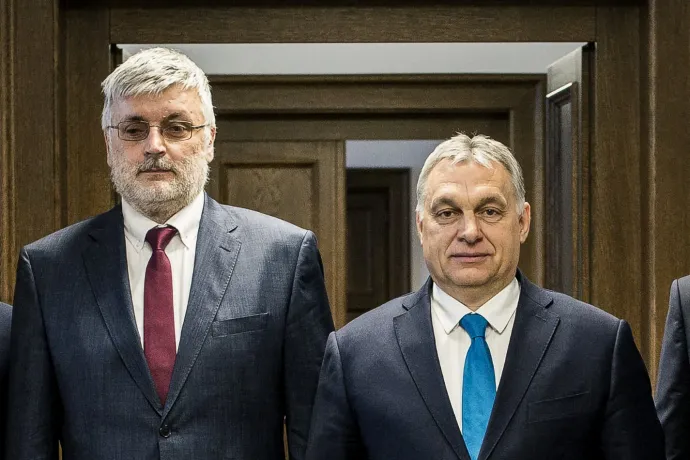 Orbán Viktor és Fauszt Zoltán a Karmelitában, 2019. március 7-én – Fotó: Miniszterelnöki Sajtóiroda / MTI