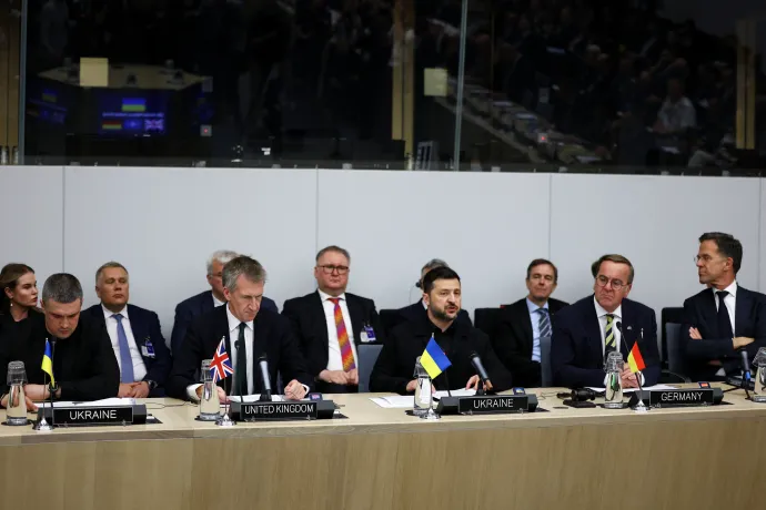 Az Ukrajna Védelmi Kapcsolattartó Csoportjának ülése Brüsszelben, 2026. június 18-án – Fotó: Stoyan Nenov / Reuters