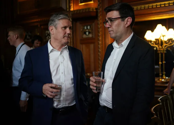 Keir Starmer és Andy Burnham 2022 májusában – Fotó: Yui Mok / PA Images / Getty Images