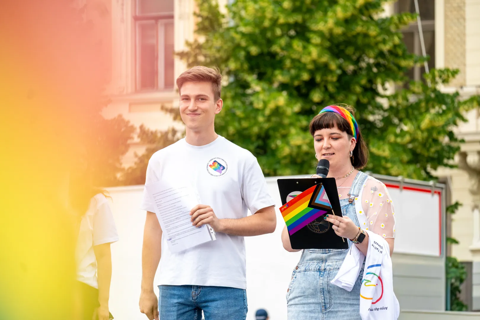 Vizi Abigél, a Látható queer közösség társalapítója – Fotó: Tamás Zsófia / Transtelex