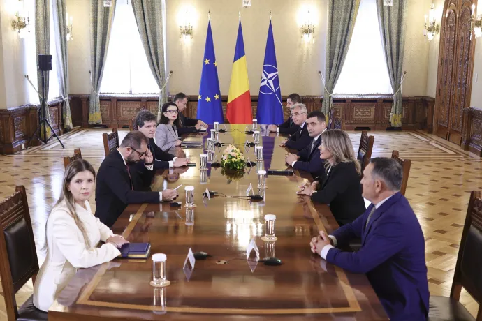 A PSD és az AUR egyeztetése az államfővel – Fotó: Octav Ganea / Inquam Photos 