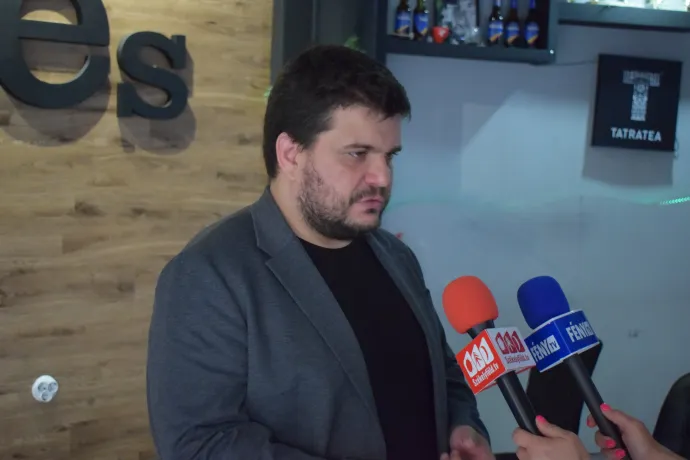 Sorbán Attila Örs, az EMSZ gyergyószentmiklósi frakciójának vezetője – Fotó: Tőkés Hunor / Transtelex