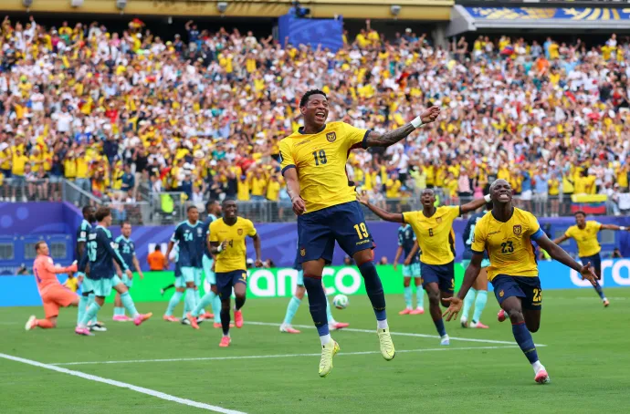 Plata szerezte Ecuador győztes gólját a németek ellen a futball-világbajnokságon – Fotó: Mike Segar / Reuters