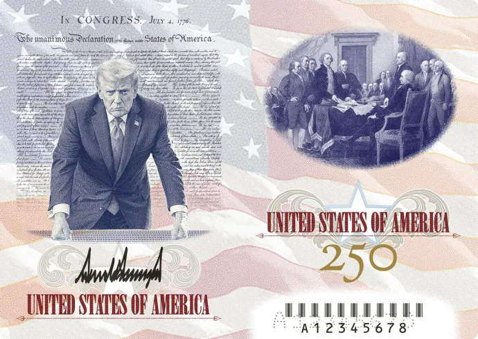 Amerikai útlevél Trumppal – Forrás: Truth Social