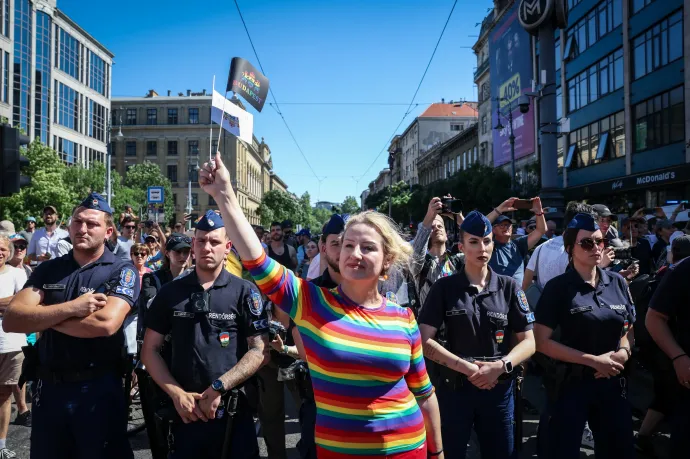 Három embert állított elő a rendőrség a Budapest Pride napján