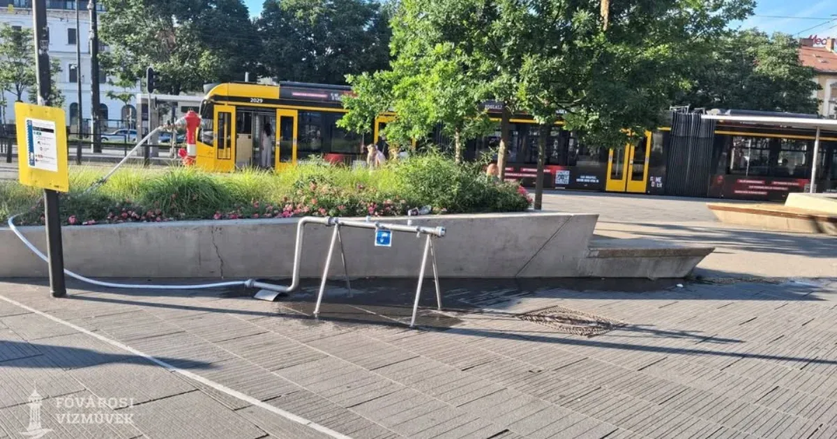Ideiglenes ivókutakat állít fel a Fővárosi Vízművek Budapesten