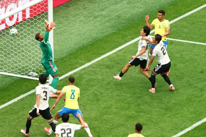 Brazília kiszenvedte az egyenlítést a legjobb 32 között: Brazília–Japán 1-1