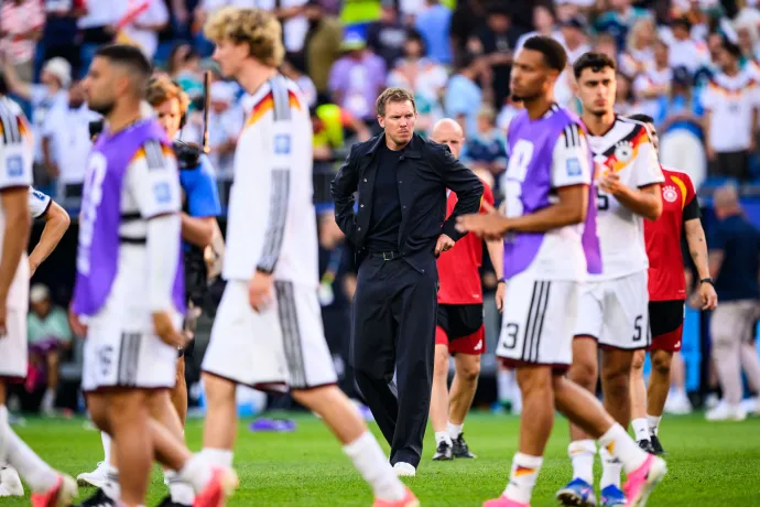 A német szövetségi kapitány, Julian Nagelsmann a kiesés után – Fotó: Tom Weller / dpa / Getty Images