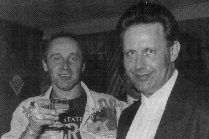 Pataky Attilla és Borhegyi György 1992-ben – Fotó: Lengyel P. László / Kurír / Arcanum Újságok