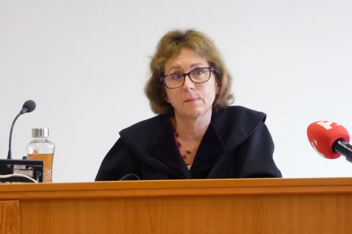 Fehér Krisztina bíró októberre napolta a tanúk és szakértő meghallgatását – Fotó: Laczó Balázs / Telex