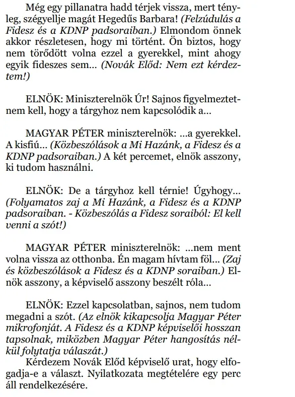 Forrás: Országgyűlési Napló 