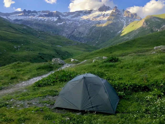 A panorámás bivakhely – Fotó: Fördős Péter