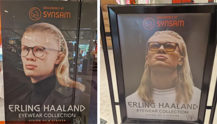 Haaland az optikusnál is – Fotó: Stöckert Gábor / Telex