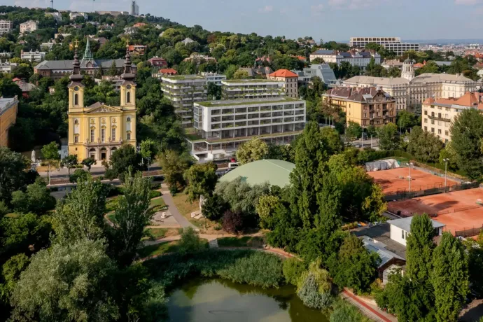 A beruházás korábbi látványterve – Forrás: Vikár és Lukács Építész Stúdió