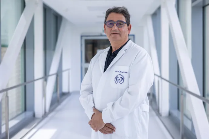 Prof. Dr. Merkely Béla, kardiológus, a Semmelweis Egyetem rektora – fotó: Barta Bálint 