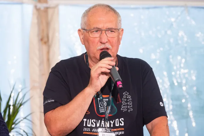 Toró T. Tibor a megnyitón – Fotó: Hevesi-Szabó Lujza / Telex