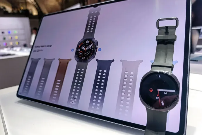 A Galaxy Watch 9 – Fotó: Nagy Nikoletta / Telex.hu