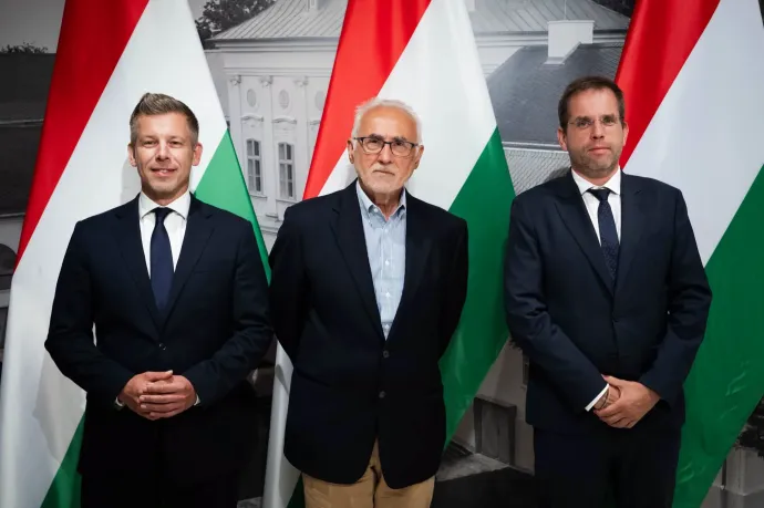 Romsics Ignáccal találkozott Magyar Péter