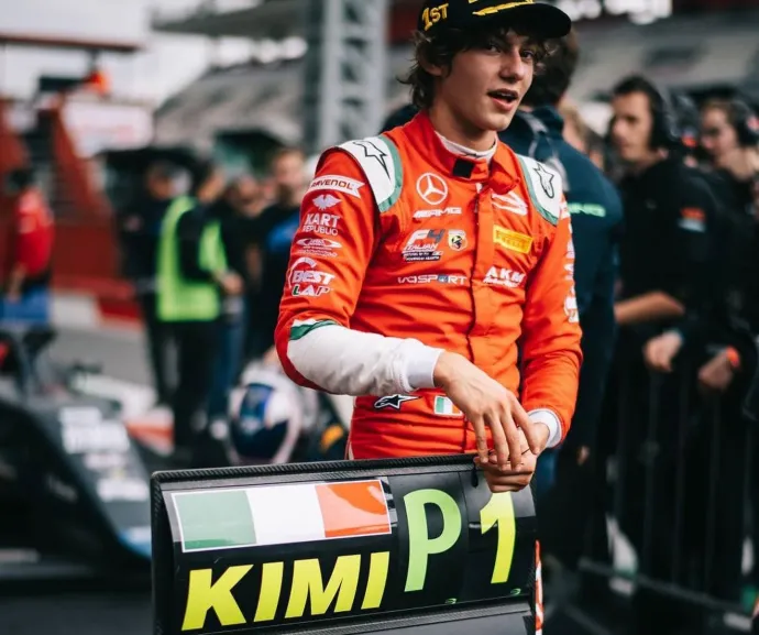 Antonelli az olasz F4 bajnokaként, Mugellóban, 2022-ben – Fotó: Prema
