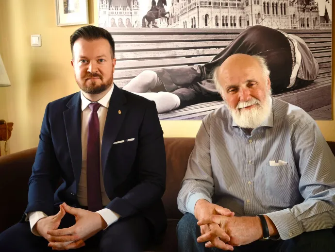 Szabó Bence és Iványi Gábor – Fotó: Oltalom Karitatív Egyesület