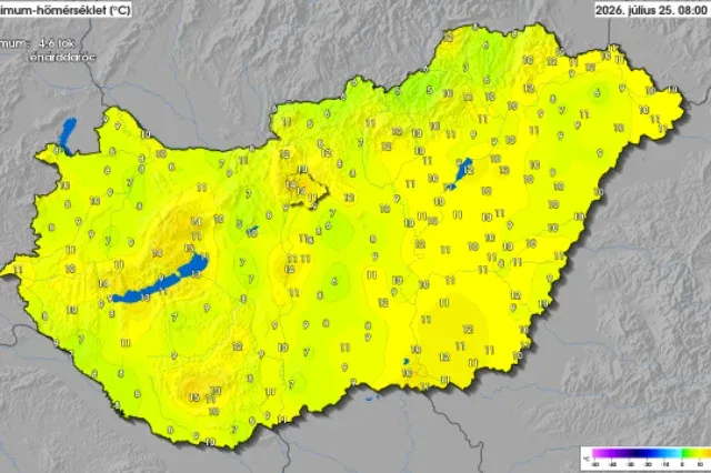 A nagy hőhullám előtt még megdőlt egy hidegrekord szombaton