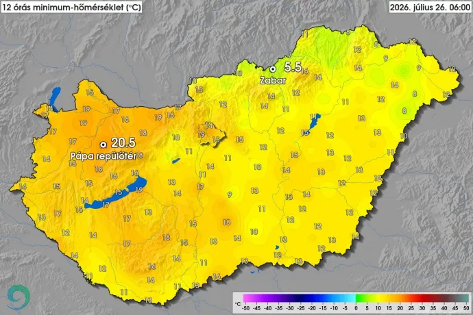 Nógrádban friss volt a hajnal, hat fokot sem mértek