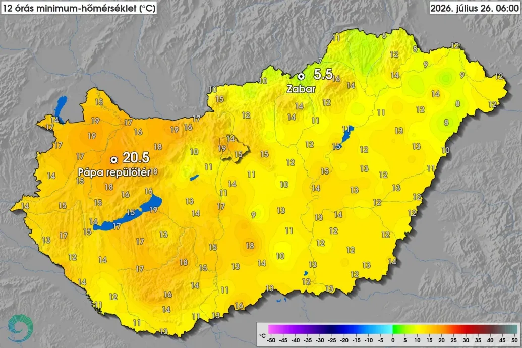 Nógrádban friss volt a hajnal, hat fokot sem mértek