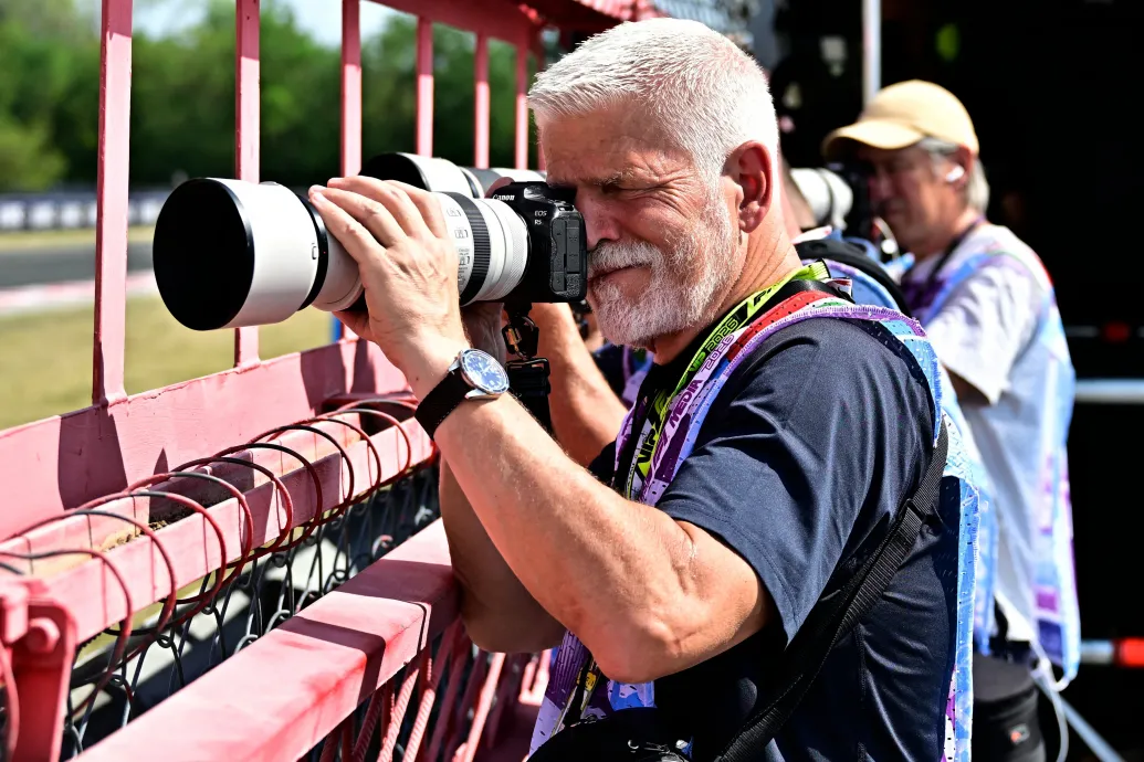 A cseh elnök inkognitóban, fotósként volt ott a Hungaroringen