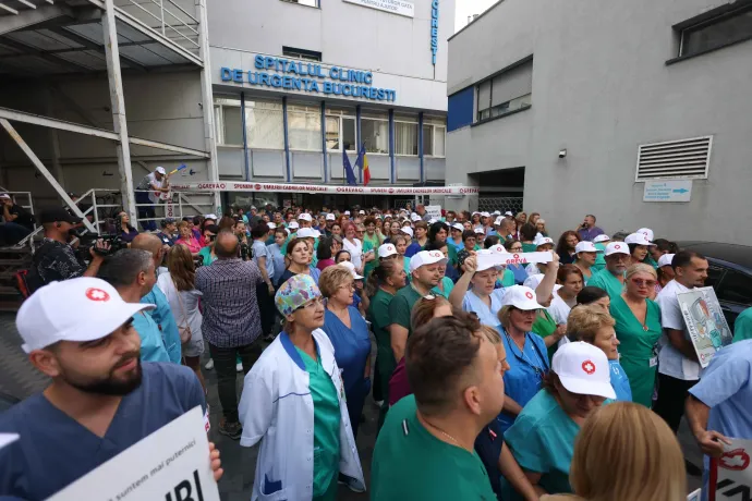 Több mint ötszáz kórházban sztrájkolnak Románia-szerte, csak a legsürgősebb betegeket látják el