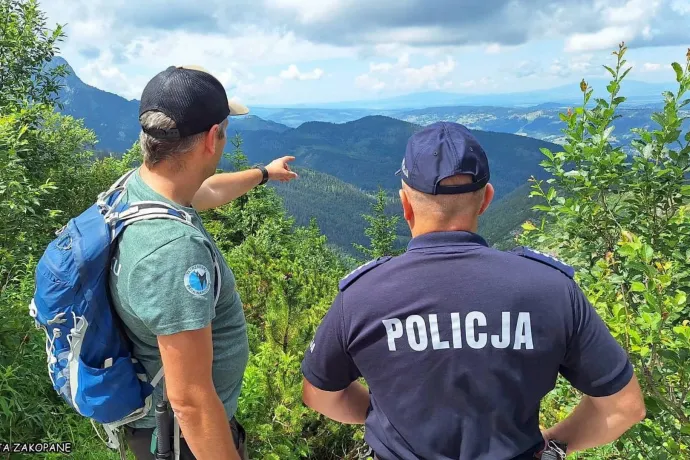 Fokozták a járőrözést a tilosban járó turisták miatt a Lengyel-Tátrában