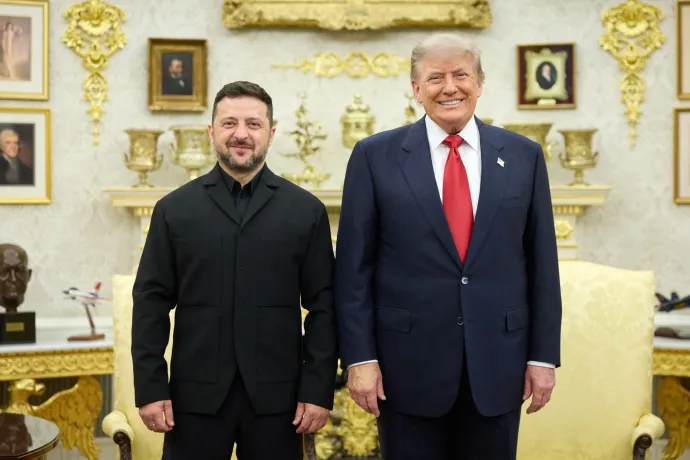 Zelenszkij és Trump a rakétavédelmi rendszerek fejlesztéséről tárgyalt a Fehér Házban