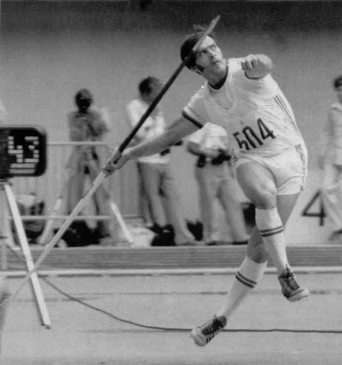 Németh Miklós az 1976-os montreali olimpián – Fotó: Petrovits László / MTI