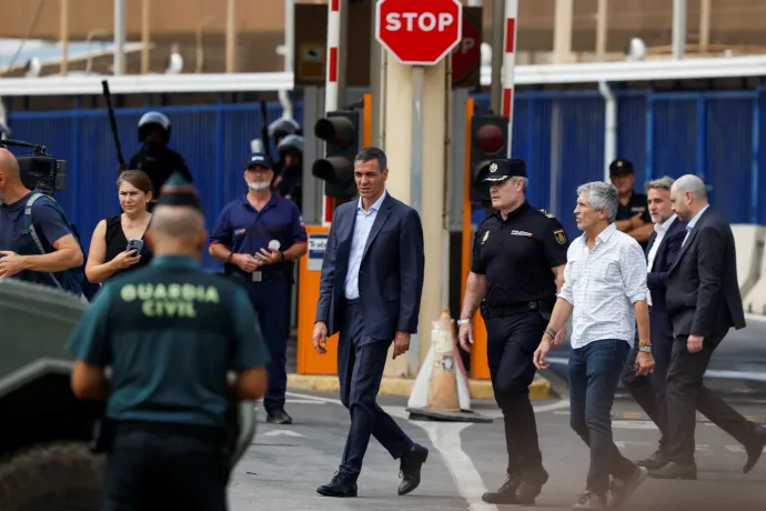 Pedro Sánchez Ceutában, 2026. július 31-én – Fotó: Jon Nazca / Reuters