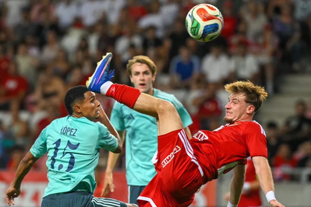 A Debrecen hazai pályán kapott 3 gólt az FC Köbenhavntól a Konferencia-ligában