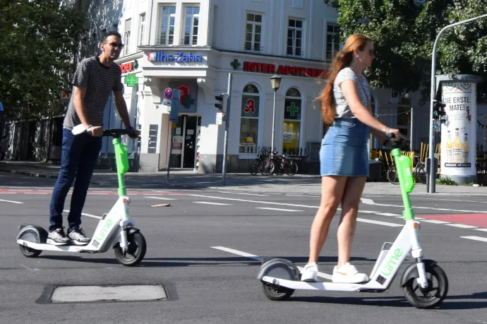 Az elektromos rollerek veszélyesebbek a motoroknál és a kerékpároknál, állítja egy friss brit tanulmány