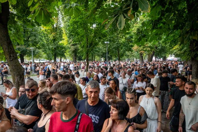 A kolozsvári Sétatér az Untold első napján – Fotó: Tamás Zsófia / Transtelex