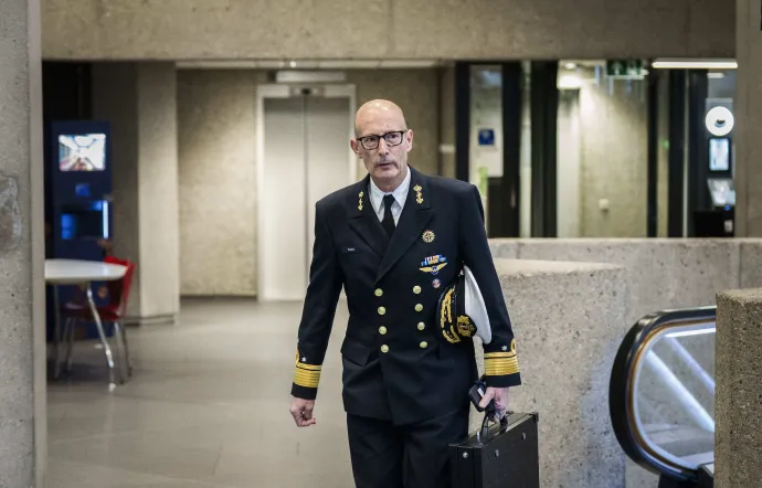 Peter Reesink ellentengernagy, a holland katonai hírszerző szolgálat igazgatója 2025. december 22-én Hágában – Fotó: Freek Van de Bergh / ANP / AFP