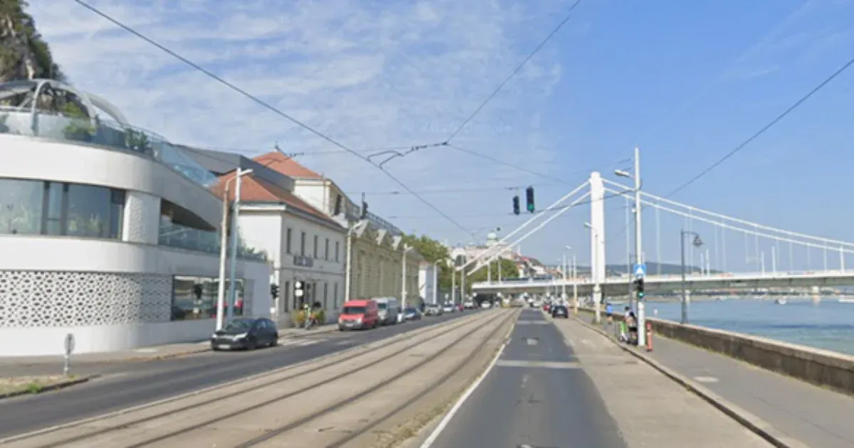 Külön kerékpársáv épül a budapesti Szent Gellért rakparton