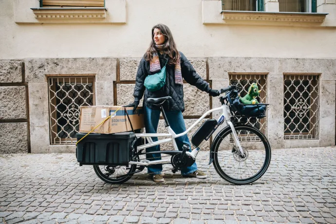 Az új e-cargo bringák – Fotó: Merész Márton / Énbudapestem / Budapest.hu