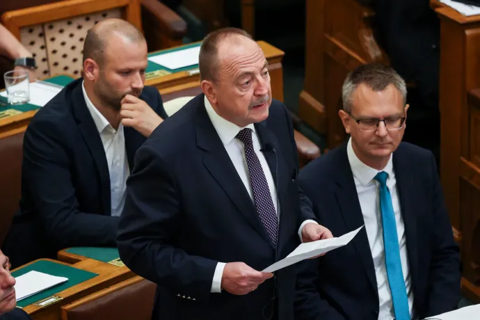 Németh és Magyar a parlamentben – Fotók: Bődey János / Telex