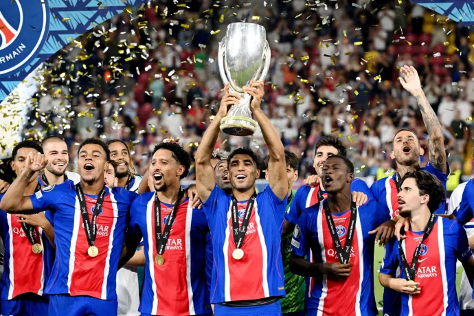 A Bajnokok Ligája után az európai Szuperkupát is megnyerte a Paris Saint-Germain
