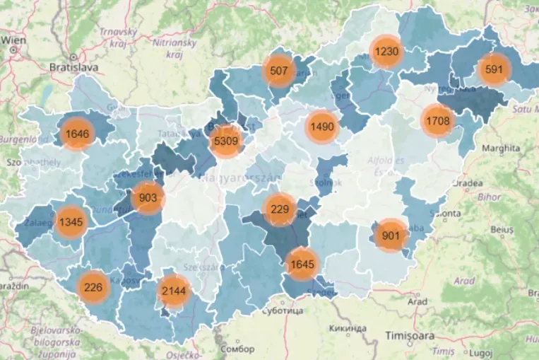 Térképre rakta a kormány, hol mennyi állami támogatást kaptak civil szervezetek az elmúlt öt évben