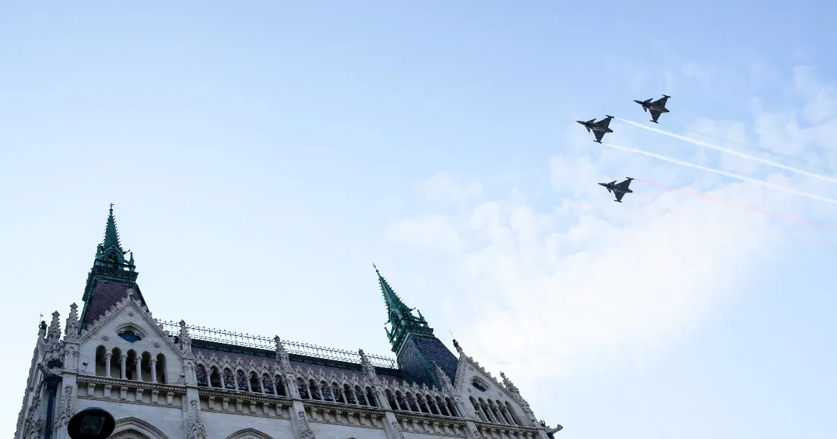 Gripenes légi parádéval készül a Magyar Honvédség augusztus 20-ra