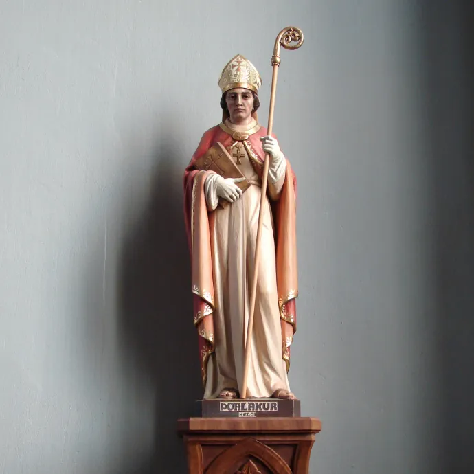 Szent Thorlak szobra egy reykjavíki templomban – Fotó: Orf3us / Wikipedia