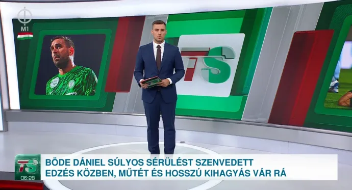 A visszatérő TeleSport új megjelenése a közmédiában – Fotó: M1